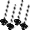 Tandefio 4 Pcs Universal Sink Overflow Pipe Stainless Steel Sink