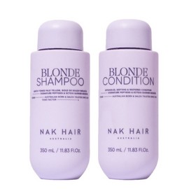 NAK Hair Blonde Shampoo and Conditioner Duo Bundle