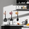 6 pcs Silicone Waterproof self Adhesive Toothbrush Holder,Multi-Function Wall Mounted