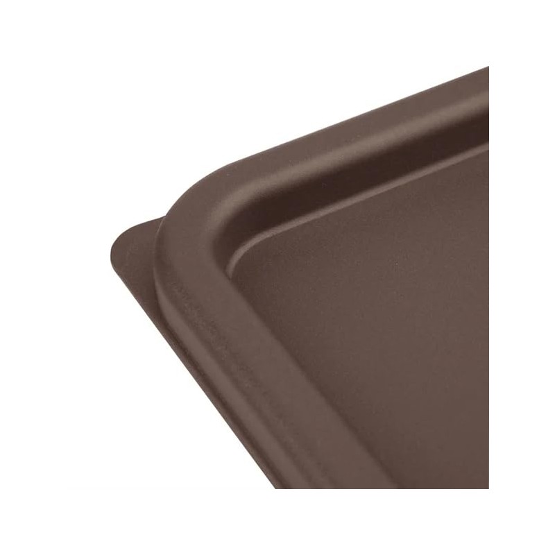 Hygiplas Square Brown Lid to fit - Medium 5.5/7Ltr