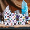 Pineraap Crystal Wrapping Paper 12 Sheets Gemstones Precious Stones Themed