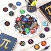 Kigeli 120 Pcs Pi Day Pins Math π Round Badge