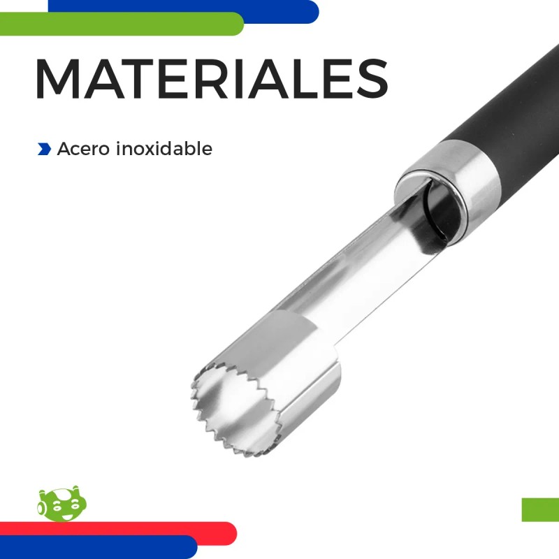 Descorazonador De Frutas De Acero Inoxidable Slim Company Ideal Para