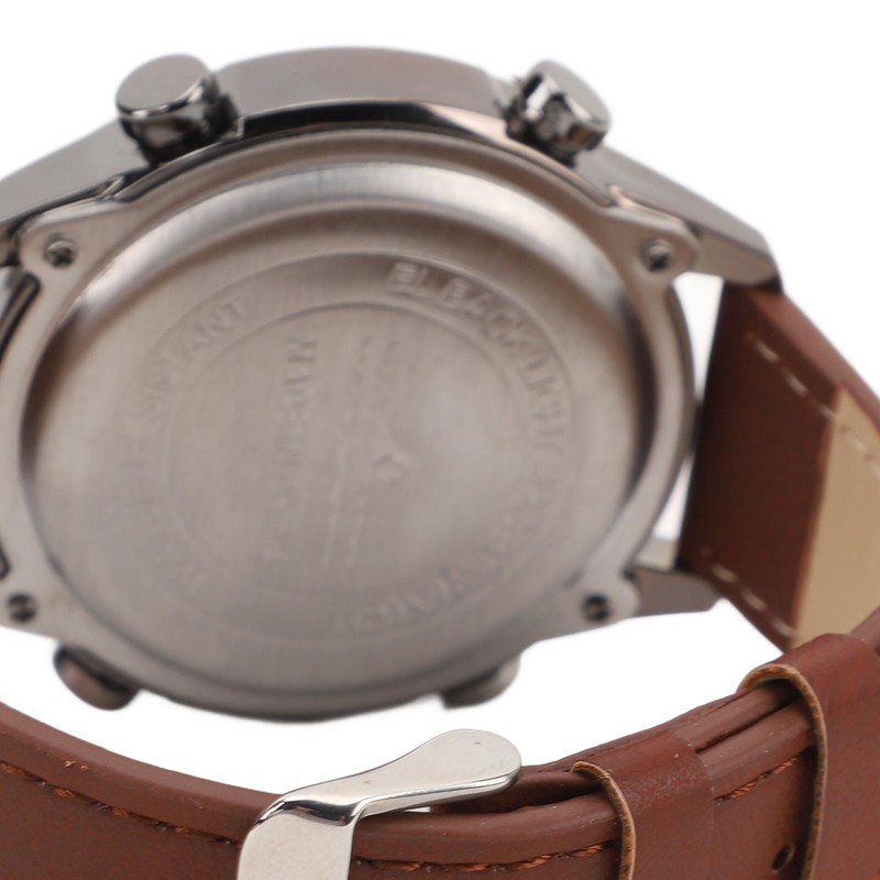 Men Digital Watch Dual Time Stopwatch Calendar Alarm Clock Waterproof
