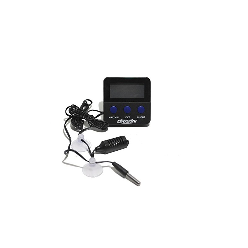 Dragon - Digital Thermometer / Hygrometer for Terrarium with 2
