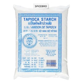 ERAWAN Tapioca Starch Powder 16 Oz (Pack of 1) 1 LB, Sourced for SPICEBRO online Grocery