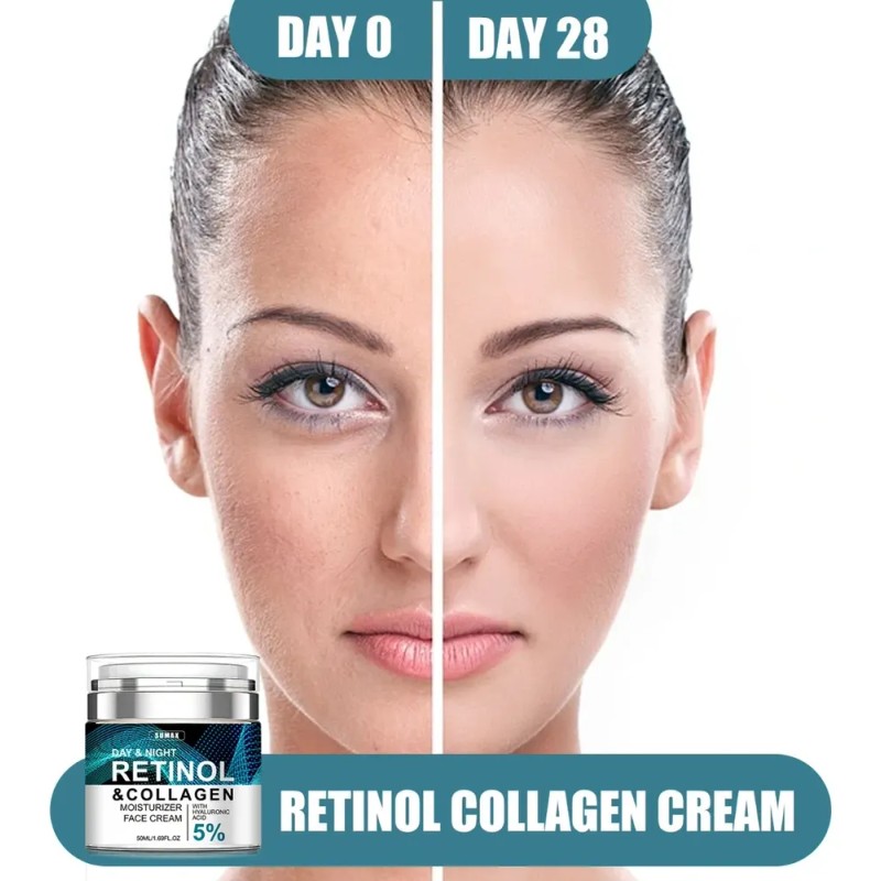 Crema Antienvejecimiento M Sxx Hh Con Retinol, Colágeno Y