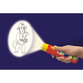 Simba Fireman Sam 109252280 Light Projector, 6 Designs, 16 cm