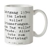 Mr. & Mrs. Panda Tasse Spruch 1934 Geburtstag - Geschenk,
