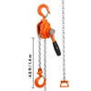 Happybuy Manual Lever Chain Hoist, 1/2 Ton (1100 lbs Capacity),