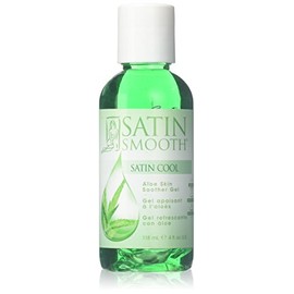 SATIN SMOOTH Cool aloe vera skin soother, 4.0 ounce, 4 Fl Ounce