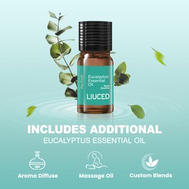 Shower Steamers Aromatherapy - 14 Pack Eucalyptus & Mint Shower Bombs and 5ml Natural Eucalyptus Essential Oils, Nasal Relief, Birthday Gifts for Women, Self Care Stress Relief Gifts for Mom Wife Her