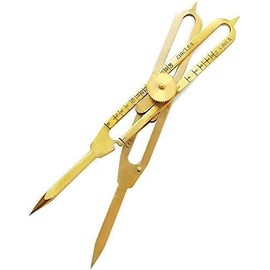 Sana Nautical Solid Brass Divider Drafting Proportional Tool 6" Navigational Compass Caliper