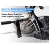 BAKAFOH Motorcycle Engine Guard Crash Bars Falling Protectors Highway Foot