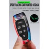 ontto 6-Button Car Key Shell Fit for Hyundai Solaris Sonata