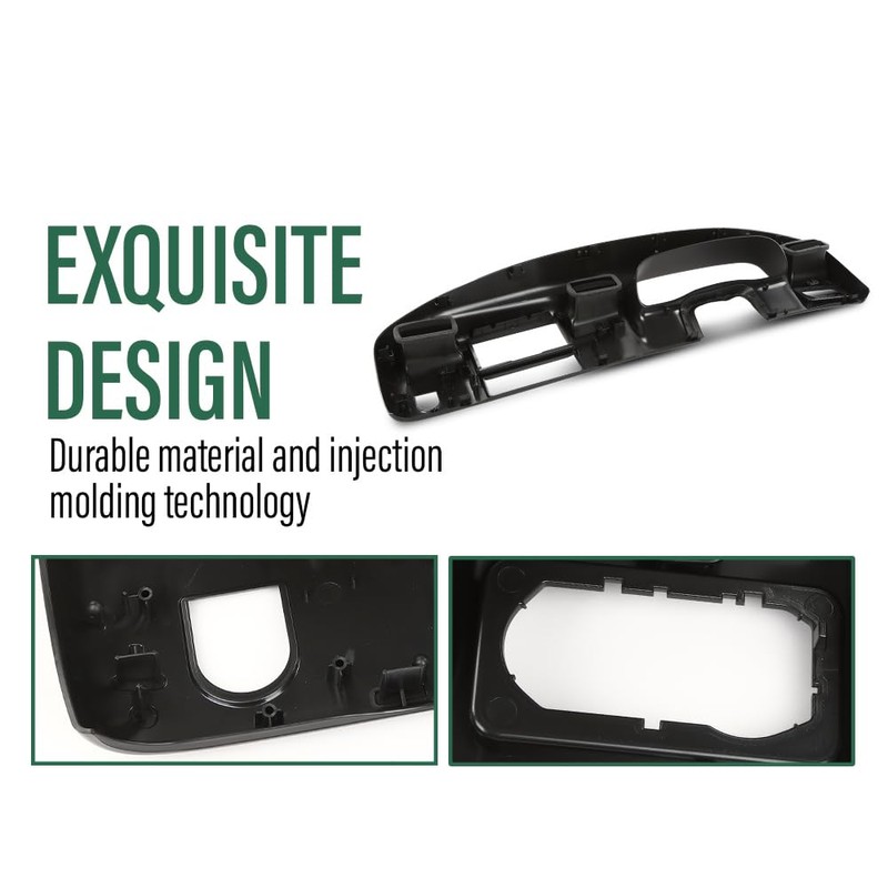 GRAND ORANGE Dashboard Bezel Radio Cluster Trim Panel, Compatible with
