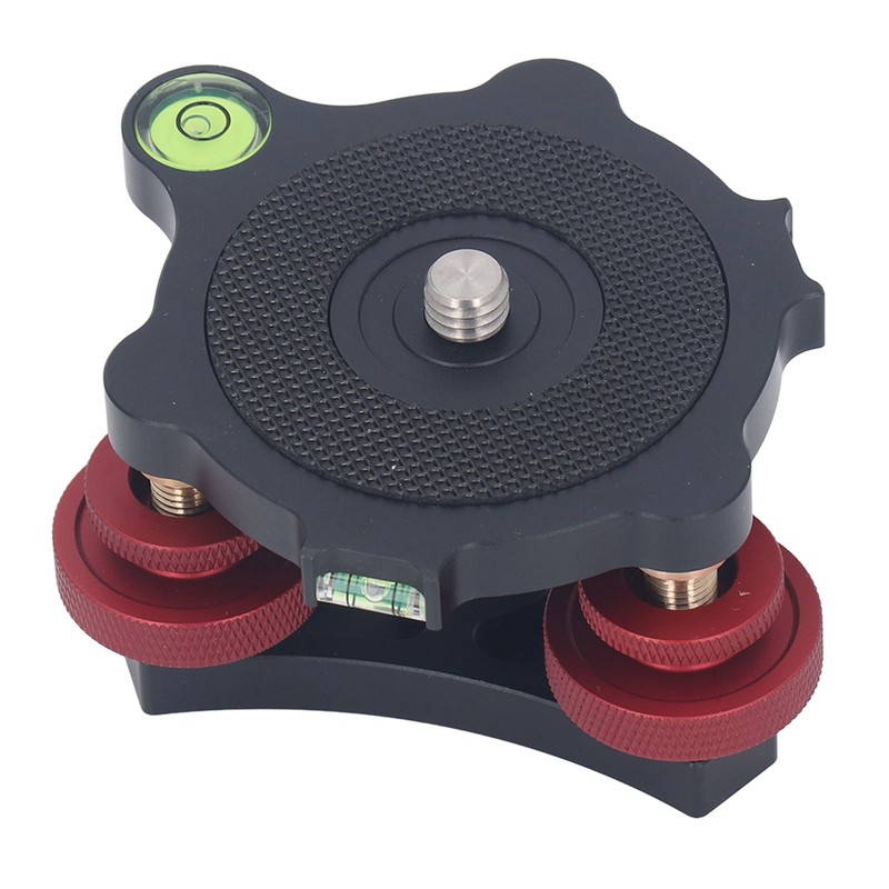 Tripod Head Leveling Base Camera Leveler Aluminum Alloy 3/8 Inch