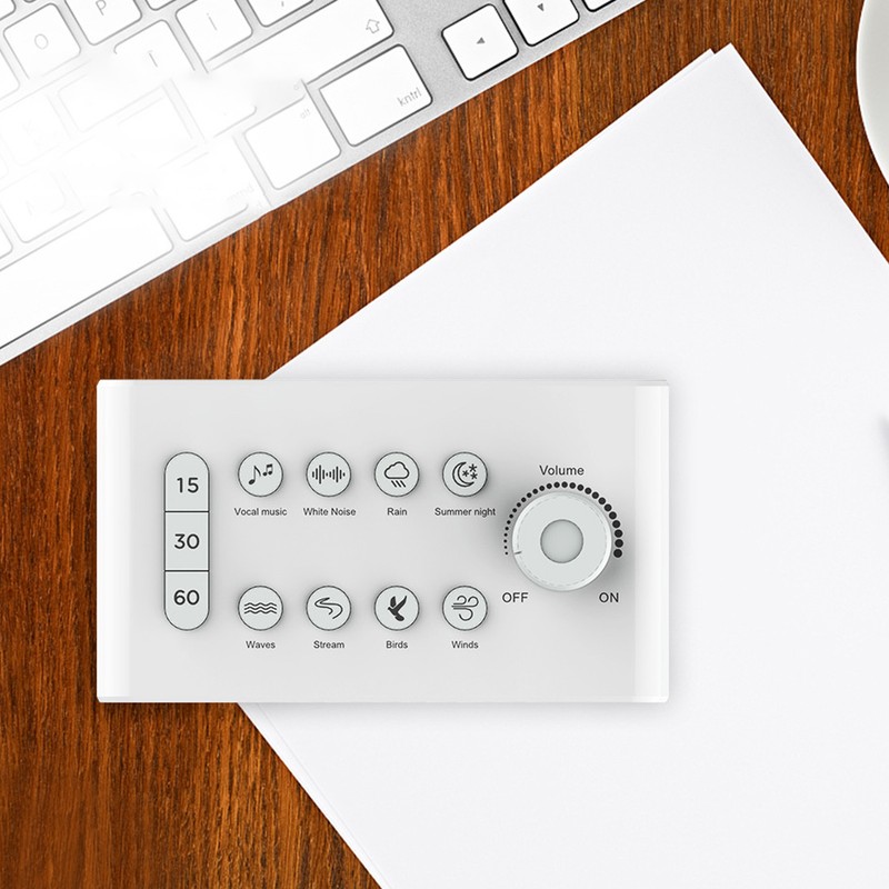 S16 White Noise Machine USB Rechargeable Portable Sound Machine with