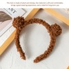 WUFGWBD 2 Pieces Of Bear Headbands, Cute Plush Headbands, Cosplay