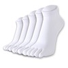 XCHMYi Men's 5 Toe Socks, Business Socks, Reinforced Edition, Antibacterial,