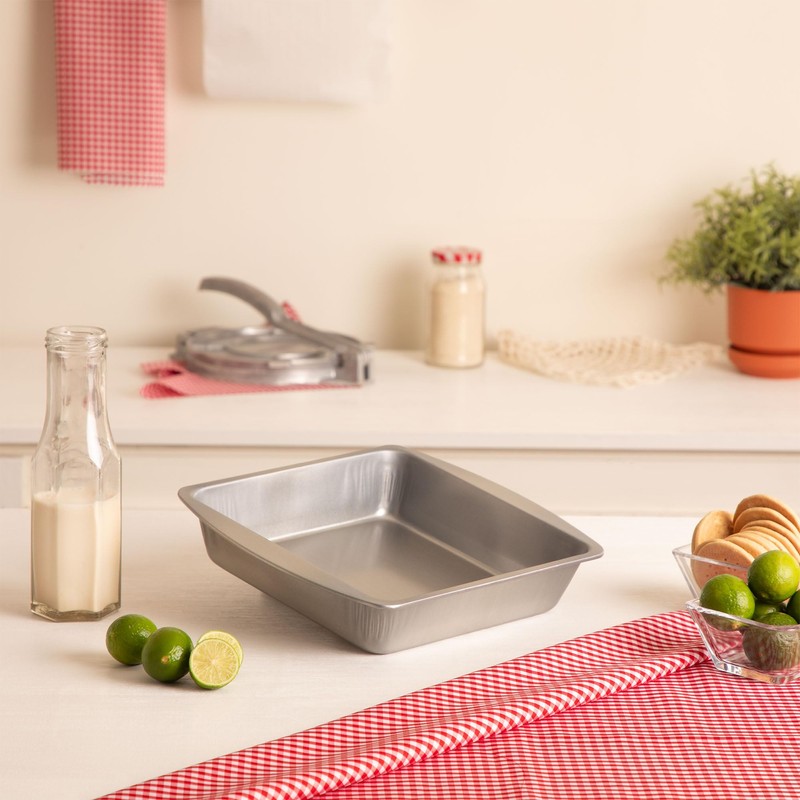 Vasconia, Molde Cuadrado para Hornear Deleite, Gris