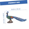 GRIRIW Wedding Decor Peacock Statue Ornament Home Tabletop Peacock Adornment