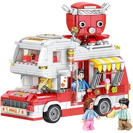 Artbox/Puzzle Sarang 615-Piece Mini Blocks - Camping Food Truck / 아트박스퍼즐사랑 615피스 미니블럭 - 캠핑 푸드 트럭