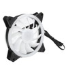 3Pcs Computer Chassis Cooling Fan Mute 6‑Pin Dual RGB Lights
