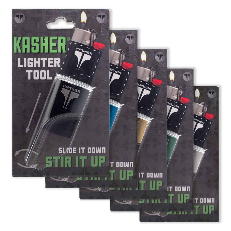 Kasher’s Classic Lighter Tool Pack of 5 - Lightweight &