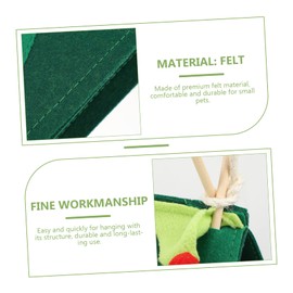 BCOATH 1Pc Pet Felt Tent for Small Animals Comfortable Hideout for Hamsters Guinea Pigs and Rabbits Cozy Nesting Space Simple Design for Small Pet Supplies