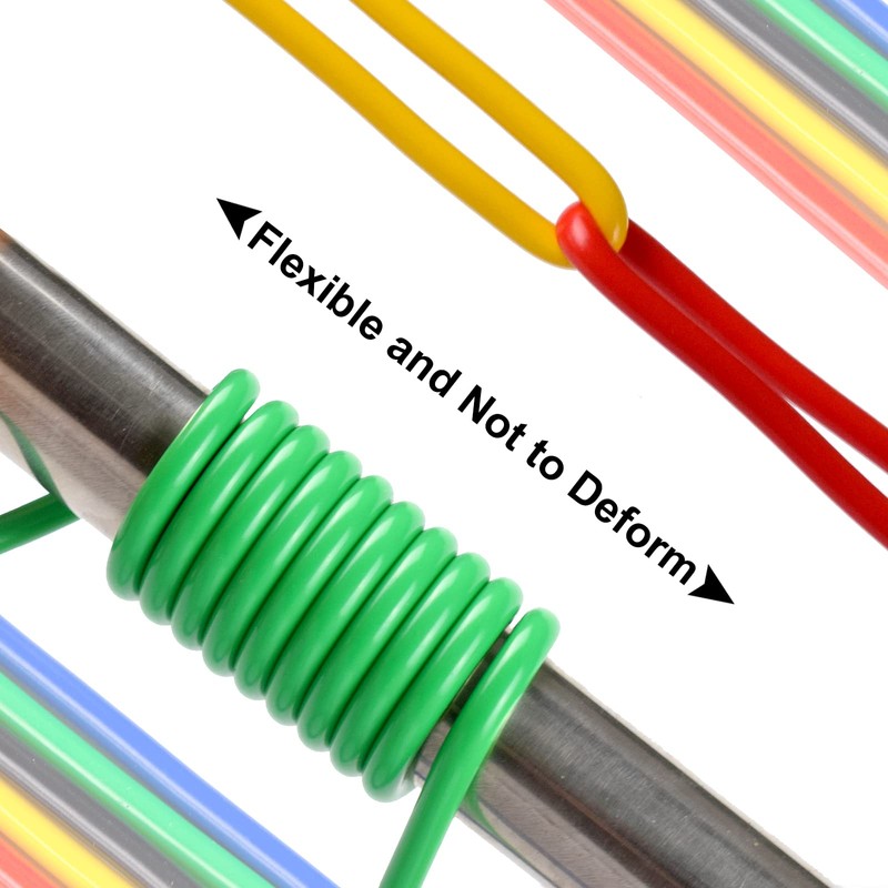 WGGE 5PCS Dual Ended Alligator Clips Test Leads Set, 15A