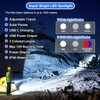 Peascat Rechargeable Spotlight Flashlight Handheld 3,000,000L, 6 Modes Super Bright