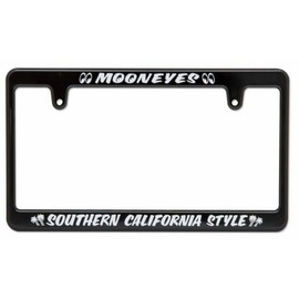 MOONEYES SOUTHERN CALIFORNIA STYLE_NF-MG060BKSC-MON License Plate Frame, Slim Black