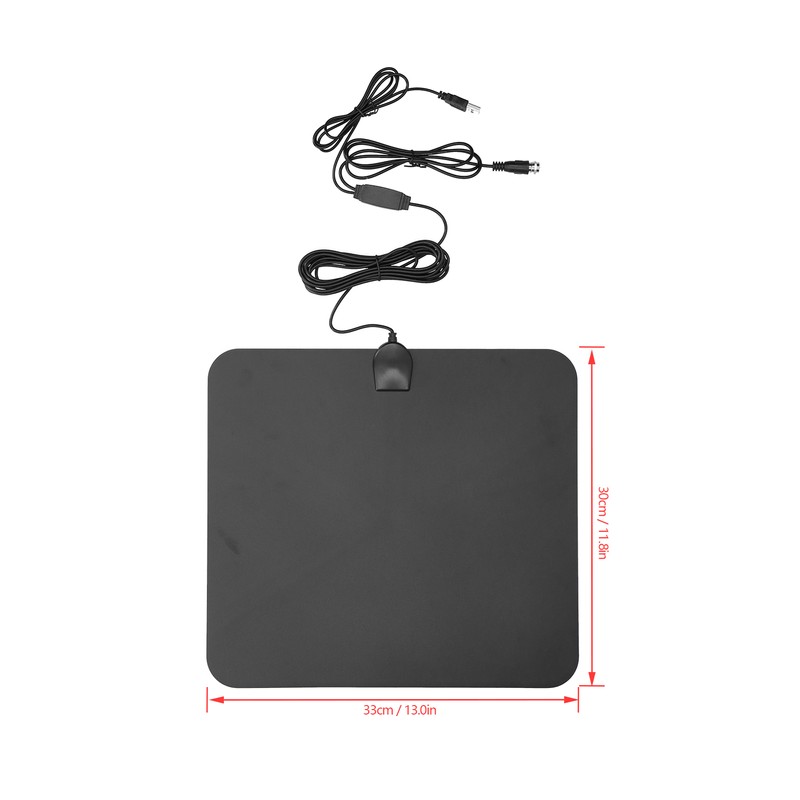 HDTV Antenna Indoor HighDefinition TV Antenna Receiving 80Mile Range Signal