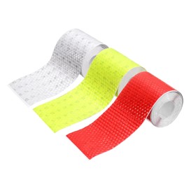 HARFINGTON 6 Rolls Reflective Tape 2" x 118" High Visibility Reflective Adhesive Stickers Outdoor Waterproof for Trailer Trucks Bike Car Motorcycle Helmet Mailbox, Multicolor