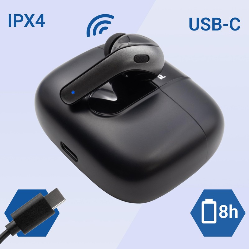 iggual TWS Wireless Bluetooth Noise Cancelling Headphones