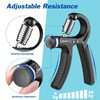 AIXPI Grip Strength Trainer, Hand Grip Exerciser Strengthener with Adjustable