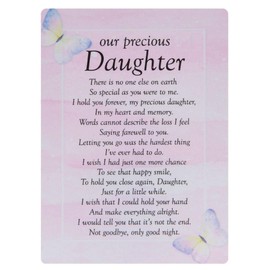 Our Precious Daughter Graveside Memorial Card – TY201