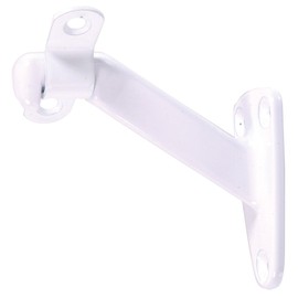 The Hillman Group 852258 Handrail Bracket Heavy Duty, White