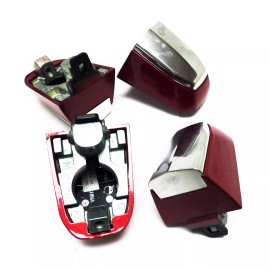 GM Door Handle Bezel Red Passion Chrome 2015-2019 Escalade Tahoe Sierra Yukon