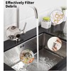 Pack of 2 Stainless Steel Pop Up Drain Strainer, Sink