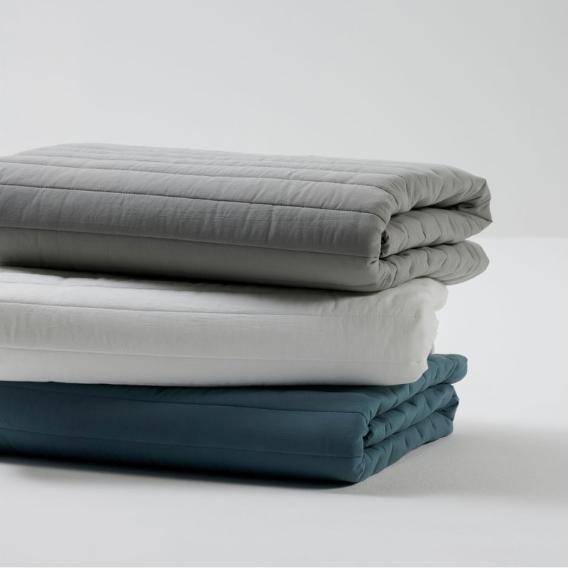 JAJU [JAJU] Cotton Washing Pigment Reversible Pad_SS_Gray