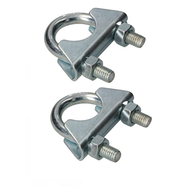 KOTARBAU® Set of 2 U-bolt clamp 28 mm exhaust pipe