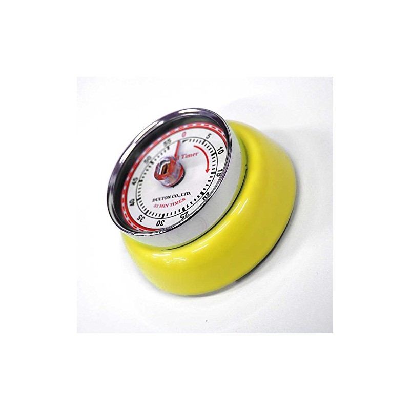 Dalton Color Kitchen Timer with Magnet Yellow