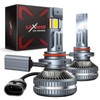 Laxmas 9005 HB3 Fog Bulbs, 6500K Cool White, 1:1 Design,