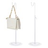 Therwen 2 Pcs Bag Display Stands Purse Display Stand Adjustable