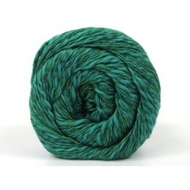 Lot of 4 x 100gr Skeins Ice Yarns Linen VISCOT (30% Linen 34% Cotton) Yarn Emerald Green