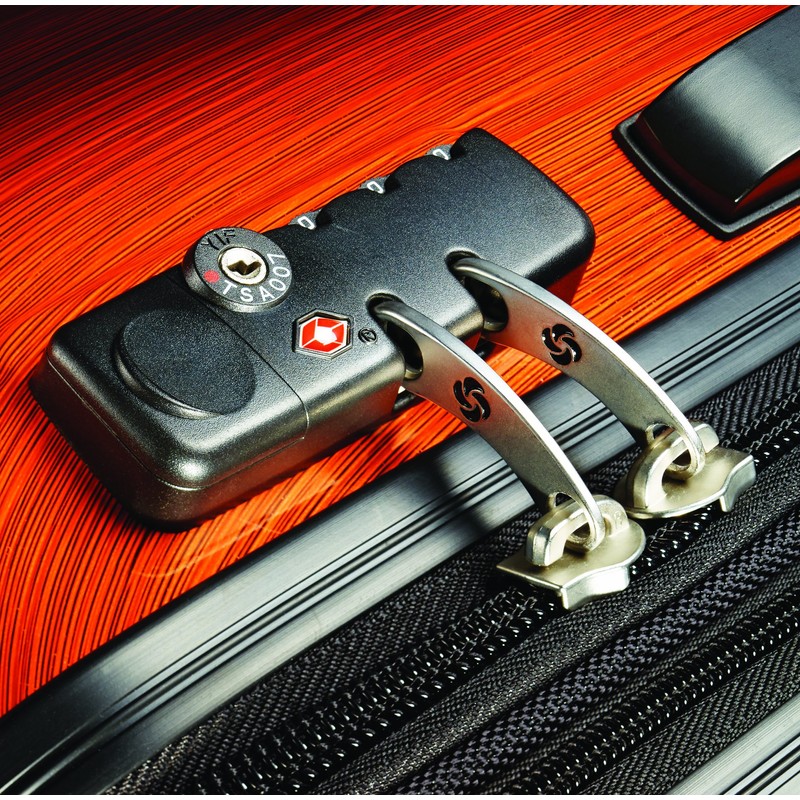 Samsonite Winfield 2 Hardside Expandable Luggage with Spinner Wheels, Orange,