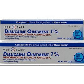 Gericare- Dibucaine Ointment 1%, 1oz- 2 Pack