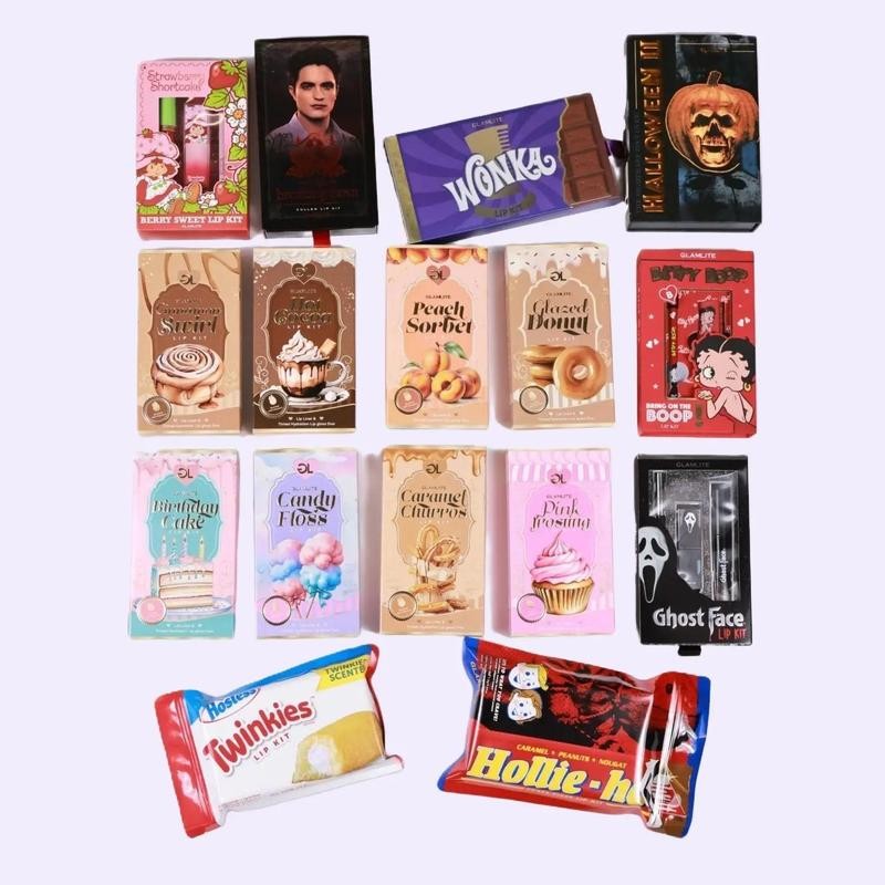 Glamlite MUST HAVE Lip Kits - Lipstick, Liner, Gloss:_Hot Cocoa